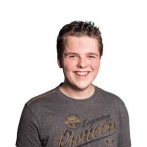 Op deze foto zie je Robin Westra van AllesOverCrypto, 1 van de oprichters van crypto parels