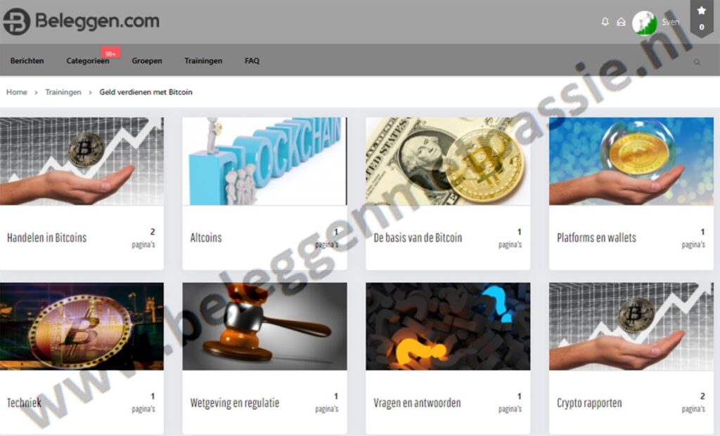 Op deze foto zie je de x10 met crypto online omgeving