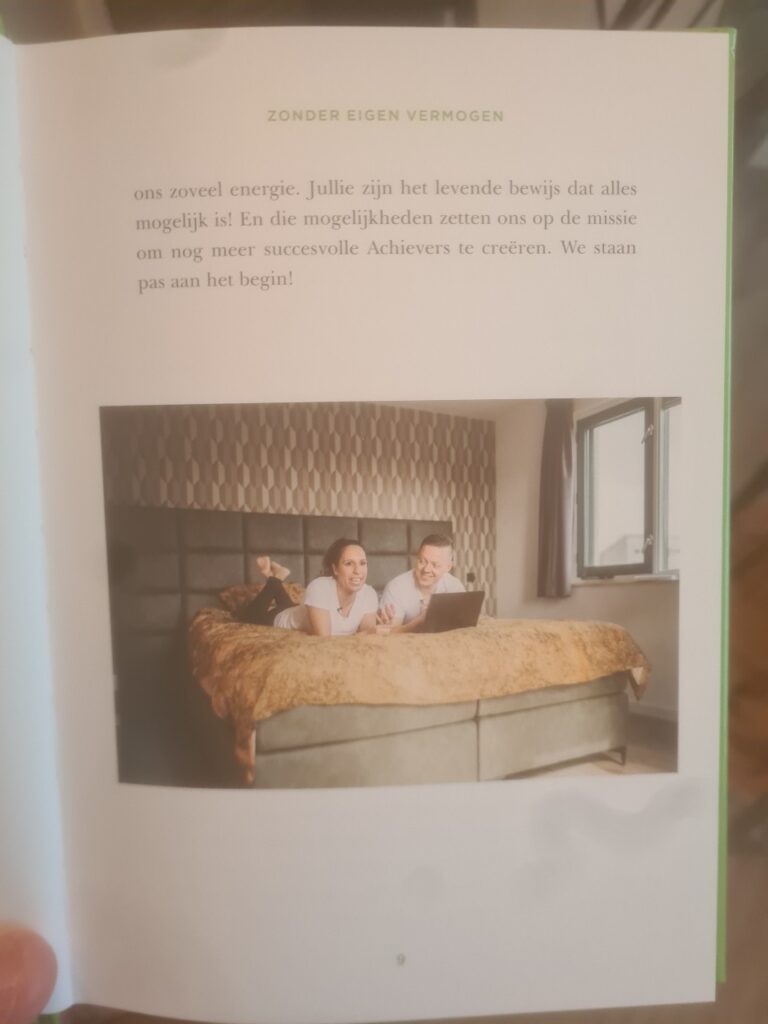 Op deze foto zie je Hoofdstuk #1 - Hoe het begon van het boek zonder eigen vermogen van IBA Coaching