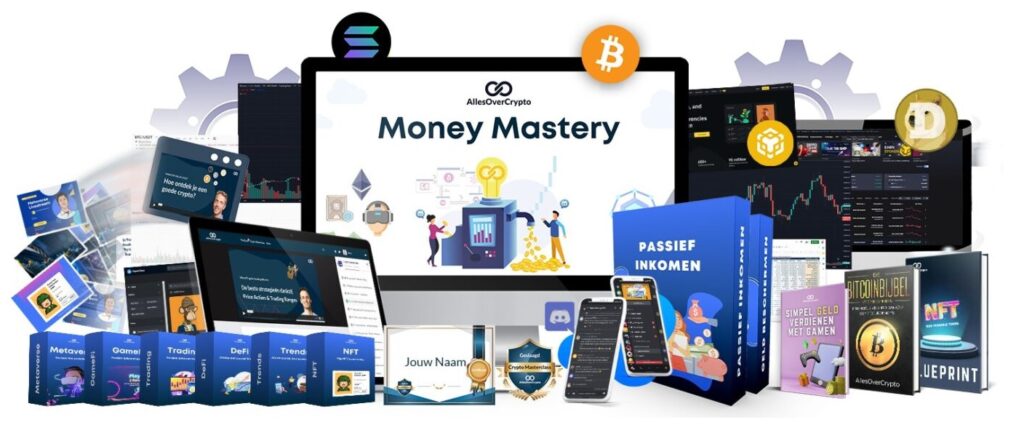 Op deze foto zie je Money Mastery