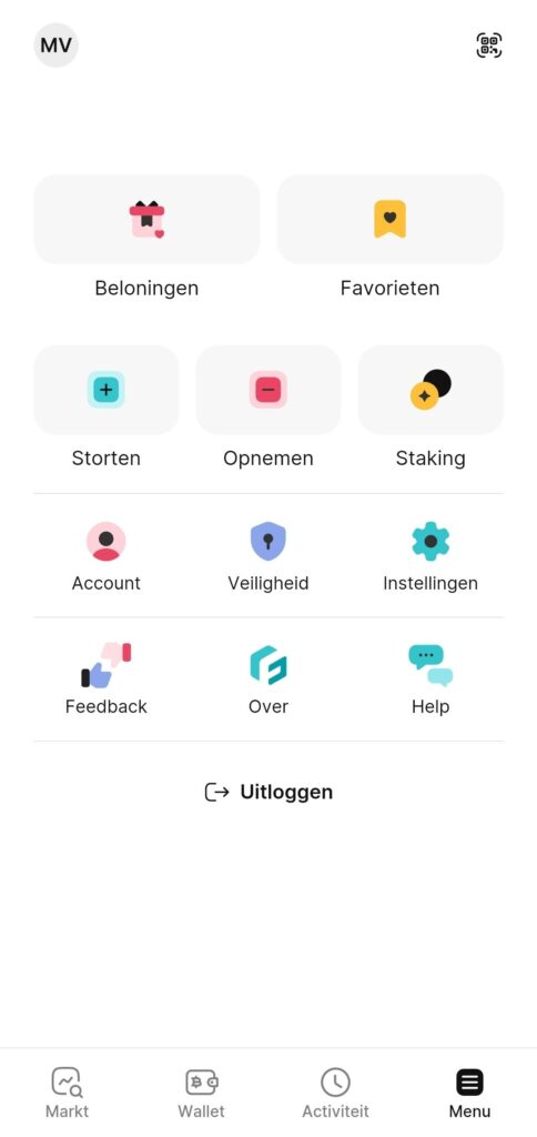 Op deze foto zie je de Finst App