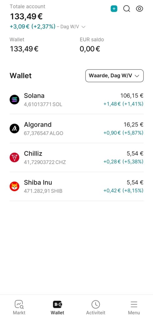 Op deze foto zie je de Finst App
