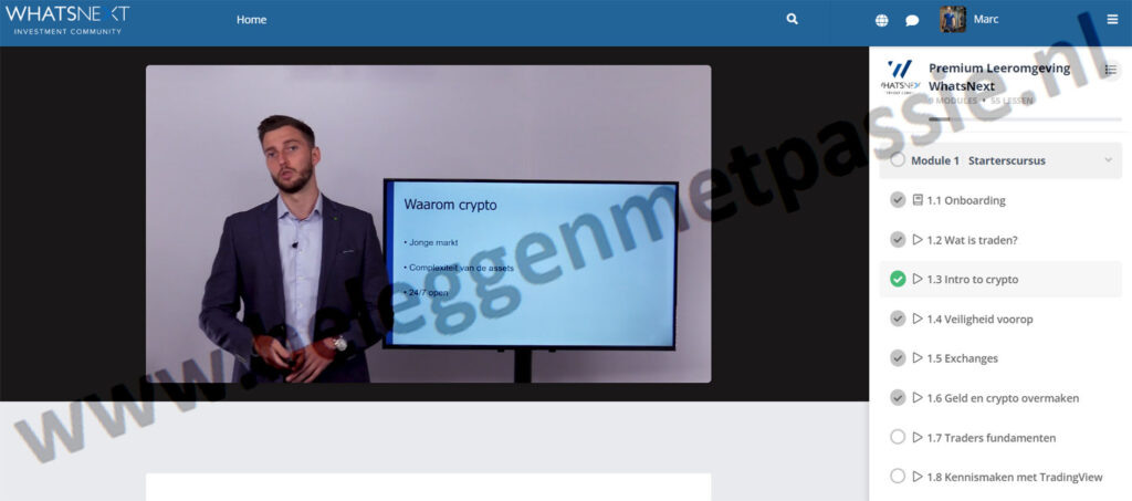 Op deze foto zie je de WhatsNext Starterscursus van WhatsNext Community