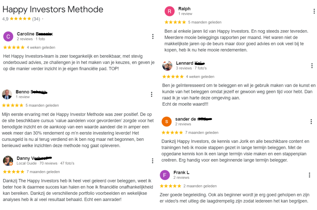 Op deze foto zie je Jorik Vermeulen ervaringen en Happy Investors