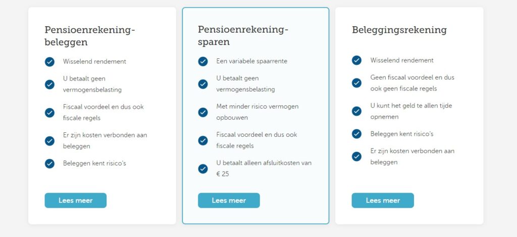 Op deze foto zie je de Brand New aanbod in vergelijking met BrightPensioen vs Brand New Day