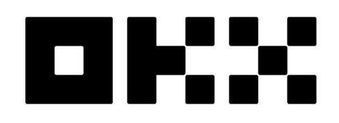 Op deze foto zie je het OKX logo
