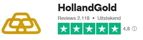 Op deze foto zie je het Holland Gold trustpilot cijfer