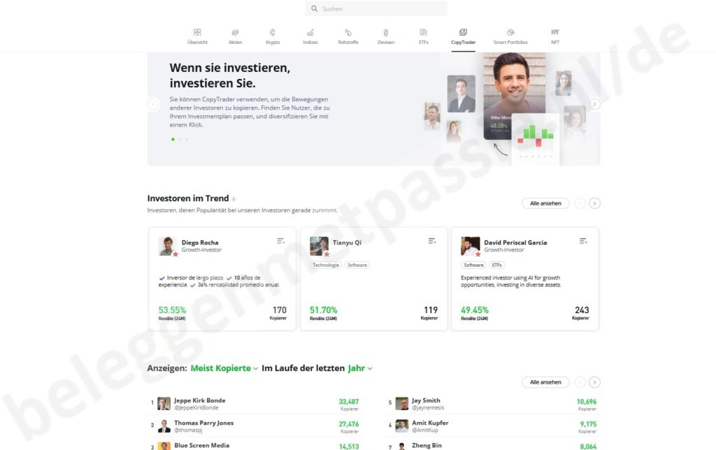 Auf diesem Foto sehen Sie copy-trading bei eToro